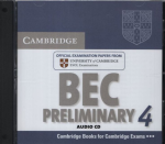 Cambridge BEC Preliminary 4. Audio cd vignette