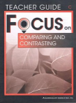 Focus on C : comparing and contrasting : e-training for teachers vignette