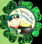 St. Patrick's Day countdown vignette