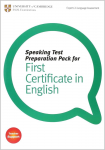 Speaking test preparation pack for First Certificate in English vignette